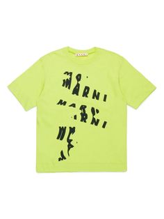 Marni Kids logo-print Cotton T-shirt - Farfetch Dress With Jean Jacket, Teen Boy Outfits, Baby Boy Accessories, Gucci Kids, Dolce And Gabbana Kids, Kids Logo, Stella Mccartney Kids, Cotton Logo, Boys Top