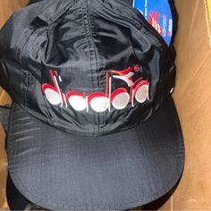 Nwt Deadstock Condition Most Likely From The 90’s Acquired From A Mom And Pop Sneaker Store. 100% Nylon One Size Fits Most Casual Nylon Winter Hat, Black Nylon Bucket Hat, Sneaker Stores, Accessories Vintage, Black Nylon, Black Nylons, Hat Cap, Snapback Hat, Vintage Accessories