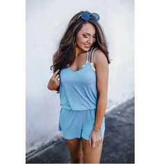 Women Summer Casual Blue Loose Jumpsuits 2019 New Women Casual Blue Sleeveless V-Neck Loose Strap Jumpsuits Check more at https://hk123mart.com/product/women-summer-casual-blue-loose-jumpsuits-2019-new-women-casual-blue-sleeveless-v-neck-loose-strap-jumpsuits/ Casual Playsuit, Overalls Casual, Women Summer Casual, Loose Jumpsuit, Short Playsuit, Jumpsuit Pattern, Sleeveless Tunic