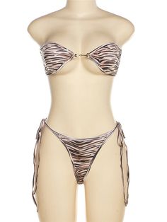 SkuCY-!118175MaterialPolyester UnderwiredNo FeatureStriped , Bandage OccasionVacation , Beach , Swimming Pool SeasonsSpring , Summer , Autumn , Winter TypeBikini Swimsuit ColorKHAKISizeS,M,L Please consult the size chart we provide for this item's measurements to help you decide which size to buy.Please note: There may be 1-3cm differ due to manual measurement.CMINCHBustWaistTop LengthBottom LengthS70-96621231M74-1006612.331.5L78-1047012.632 Bathing Suit Women, Winter Typ, Beach Swimming, Suit Women, Y2k Clothes, Beach Swimwear, Womens Bathing Suits, Tiger Stripes, Vacation Beach