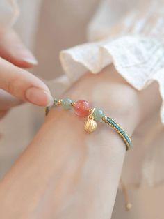 1pc Lotus & Lucky Bead Braided Bracelet Suitable For Women's Daily Wear Multicolor    Fabric     Women Fashion Jewelry, size features are:Bust: ,Length: ,Sleeve Length: String Bracelets, Resin Bracelet, Crochet Bracelet, Handmade Fashion Jewelry, Braided Bracelet, Red Agate, String Bracelet, Watches Women Fashion, Bead Jewellery