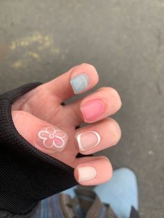 Minimal Nails Art, Retro Nails, Minimal Nails, Kawaii Nails