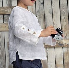 White Long Sleeve Shirts, Boys Linen Shirt, Kids Dress Boys, White Linen Dress, Boys Long Sleeve Shirts