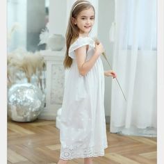 Girls Sleepwear - Little Bambini Boutique Girls Sleepwear, Baby & Toddler Clothing, Summer Nights, Flutter Sleeve, Night Dress, Mid Calf, Baby Toddler, Boutique, Clothes