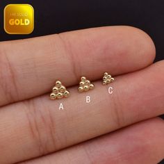 Metal: 14k solid gold, Available Gold color: Yellow gold  Guaranteed Authentic : 14K Solid Gold, Not Gold Plated, Gold filled Stone: No stone Thickness:0.82mm (20G) Stamp:14k ★Every ear is different, the length of backings that most suitable for your ear will depend on your ear thickness ★Titanium is a very safe metal, so we don't plate it, in order to avoid some people are allergic to the plating material. NOTE The item combined by 14k solid gold and implant grade titanium push in back,  packed in a beautiful Jewelry Box   SHIPPING ADDRESS All the orders will ship to the supplied address through your Etsy Order, Please leave your phone number,will give to carrier for safe deliver. We will not send and replacement parcels due to incomplete or inaccurate address.  PACKING ●Can be Gift packe Hypoallergenic Yellow Gold Plated Cartilage Earrings, Hypoallergenic 14k Yellow Gold Piercings, 14k Yellow Gold Internally Threaded Nose Rings, Internally Threaded 14k Yellow Gold Nose Rings, Hypoallergenic 14k Yellow Gold Nose Rings, Tiny Gold Sterling Silver Cartilage Earrings, Dainty Gold-plated Piercings, Gold 14k Round Piercings, Minimalist 14k Gold Nose Ring