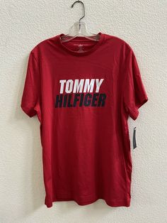 Tommy Hilfiger Sleepwear Red T Shirt 100% Cotton Mens Size Medium NWT. Condition is "Pre-owned". Shipped with USPS First Class. Red T, Red T Shirt, Red Tshirt, First Class, Tommy Hilfiger, T-shirt, Size Medium, Mens Graphic Tshirt, Mens Tshirts