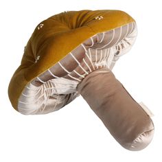 an image of a mushroom that is in the air with it's cover on