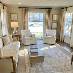 the living room is clean and ready for us to use in its new owner's home