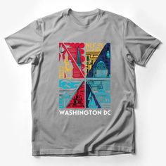 Washington DC Landmarks Graphic T-Shirt, Colorful City Icons Unisex Tee, Travel Souvenir Shirt Male T-Shirt Custom graphic T-Shirt.Customize your color Pop Culture Graphic Design Short Sleeve Shirt, Fan Merchandise Graphic Design Short Sleeve Shirt, Pop Culture Graphic T-shirt With Short Sleeves, Multicolor Graphic Design Short Sleeve T-shirt, Multicolor Graphic Design T-shirt With Short Sleeves, Graphic Design Fan Apparel T-shirt With Short Sleeves, Fan Apparel Graphic T-shirt With Short Sleeves, Multicolor Graphic T-shirt With Short Sleeves, Multicolor Fan Merchandise Top With Front Print