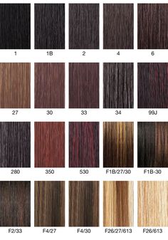 Weave Color Chart, Natural Hair Color Chart, Mixing Hair Color, Rainbow Hair Color Ideas, Short Braid Hairstyles, Hair Color Mixing, Blonde Braiding Hair, Weave Hair Color, Short Braid