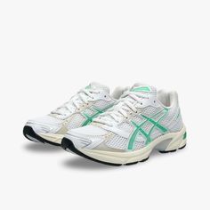 Brand: Asics Model: WMNS Gel-1130 Nickname: 'White / Malachite Green'Colorway: White / Malachite GreenSKU: 1202A164-114Release Date: ??/??/2023 Asics Gel 1130, Malachite Green, Asics Women, Back Women, Gym Training, Asics Gel, Jogging, Walking, Gym