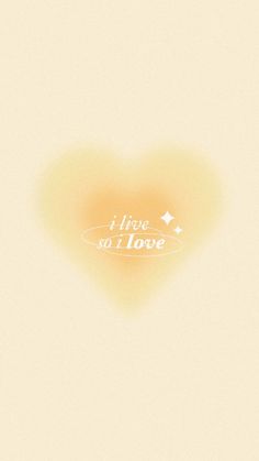 an orange heart with the words i trust so i love it in white lettering on a beige background