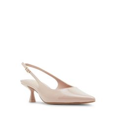 Madden Girl's Valeriee is the perfect slingback pump. Valeriee has a slim strap and low kitten heel that offers a chic look. Size: 8.  Color: Beige.  Gender: female.  Age Group: adult. Beige Feminine Slingback Pumps For Spring, Feminine Fitted Slingback Pumps For Spring, Feminine Slingback Pumps For Office In Spring, Feminine Slingback Pumps For Spring Office Wear, Feminine Fitted High Heel Slingback Pumps, Feminine High Heel Slingback Pumps, Feminine Beige Slingback Pumps For Formal, Feminine Beige Slingback Pumps For Formal Occasions, Feminine Fitted Slingback Pumps With Heel Strap