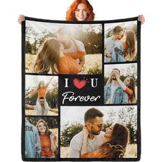 PRICES MAY VARY. 💝Custom Blanket: Personalized blanket can be customized with any pictures you cherished, click the button “Customize Now”, then upload your images, enter the text or choose our beautiful patterns to design your unique picture blanket. 💝Memorable Gift: With your design, this unique blanket in the world will definitely bring surprises to your loved ones, family, and friends. Imagine how heartwarming it was to receive such a special and unique gift. Perfect for Mother's Day Mom's Valentines Day Gifts For Mom, Picture Blanket, Couples Gifts, Unique Blankets, Custom Blanket, Gifts For Christmas, Personalized Blanket, Blanket Personalized, Personalized Gifts For Mom