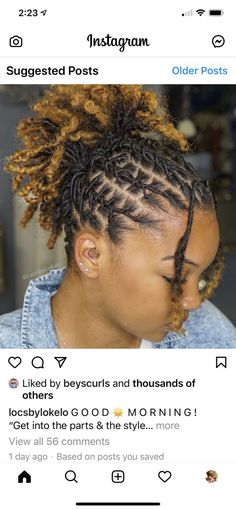 Hairstyles Locs, Short Locs, Dreadlock Styles, Dreads Styles, Hair Twist Styles, Dread Hairstyles