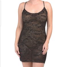 Natori Boudoir Lace Chemise In Black *Sleeveless *Adjustable Spaghetti Straps *Scoop Neck *Intricate Scroll Motif *Sheer Lace Design *92% Nylon 8% Spandex *Machine Wash Shop With Confidence I Am A Posh Ambassador I Ship Same/Next Day I Am A Seller I Welcome Reasonable Offers Thank You For Visiting My Closet