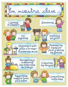 a spanish poster with the words normals in different languages and pictures of children on it