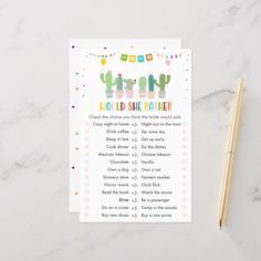 a printable party game for kids to play with