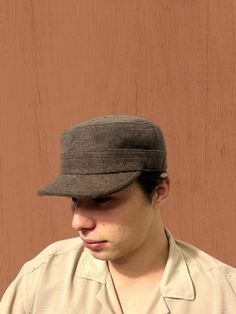 Elevate your winter outdoor style with our Brown Winter Cadet Cap, a versatile and adjustable hat inspired by military and duty ranger aesthetics. Crafted with care, this unisex brown cap seamlessly combines fashion with functionality, making it the ideal accessory for hiking, hunting, and outdoor adventures. Discover The Versatility Of Our Hat: -Classic fidel castro hat design with a modern twist -Wool construction for warmth and durability -Adjustable sun hat suitable for various head sizes -Military-style hat with a duty ranger vibe -Perfect brown soldier cap for winter expeditions -Camper hat for outdoor enthusiasts -Versatile and stylish winter hat for men and women Discover the rugged charm of our duty ranger hat, designed for those who appreciate military-inspired fashion. The deep Winter Outdoor Brimmed Baseball Cap, Winter Outdoor Flat Cap Baseball Cap, Winter Outdoor Baseball Cap, Winter Outdoor Flat Cap, Khaki Flat Cap For Winter, Khaki Winter Flat Cap, Military Style Short Brim Winter Hat, Brown Military Hat For Winter, Khaki Flat Cap For Outdoor