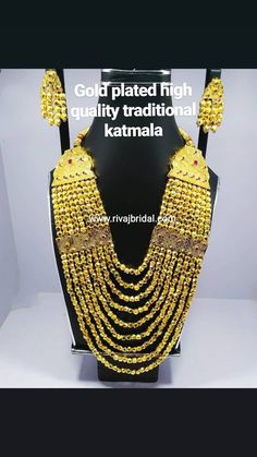 Gold plated high quality traditional katmala special gift for pakhtoon Brides. Make to order according to requirements. 7 to 35 days world-wide delivery. 22k Gold Temple Jewelry For Puja, 22k Gold Tilla Jewelry For Puja, Gold Plated Meenakari Jewelry For Puja, 22k Gold Chandbali For Puja, 22k Gold Chandbali Jewelry For Puja, 22k Gold Meenakari Jewelry For Puja, Ceremonial Yellow Gold Chandbali Jewelry, Yellow Gold Meenakari Jewelry For Puja, Yellow Gold Meenakari Jewelry For Festivals