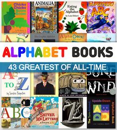 the alphabet books are great for children to read