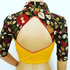 Decent Blouse Designs, Blouse Design Back Neck, Blouse Design Back, Kalamkari Blouse Designs, Blouses Pattern, Blouse Designes, Mens Beard, Boutique Blouse, Kalamkari Blouse