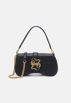 Just Cavalli RANGE A NEW ICONIC SNAKE - Ručna torba - black Snake Bag, Handbag Black, Just Cavalli, Roberto Cavalli, Black Handbags, Black Noir, Women Accessories