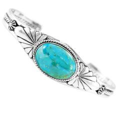 PRICES MAY VARY. Sterling Silver 925 (Solid) Genuine Turquoise (natural turquoise that has been treated & color-enhanced). Due to the nature of Turquoise, variations in color/shade/matrix and minor imperfections are normal. Shade differences can be dramatic. Soft & Flexible - Handmade, lightweight, and fits smaller wrists 6" to 7" Approx 2/3" Wide | Premium Quality | Imported Contemporary lady's bracelet for everyday wear or that super special occasion. Solid sterling silver, genuine gemstones, Bohemian Oval Sterling Silver Bracelet, Elegant Sterling Silver Bracelet With Turquoise, Bohemian Turquoise Sterling Silver Bracelet, Southwestern Turquoise Gemstone Bracelets, Southwestern Turquoise Gemstone Bracelet, Turquoise Gemstone Bracelet In Southwestern Style, Sterling Silver Turquoise Bracelet Gift, Gift Turquoise Sterling Silver Bracelet, Blue Turquoise Oval Bracelet