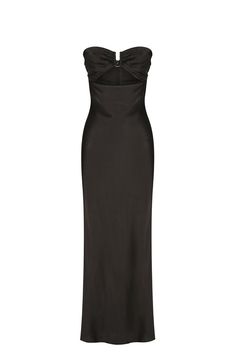 Camille Strapless Cut Out Midi Dress | Black | Dresses | Shona Joy – Shona Joy International