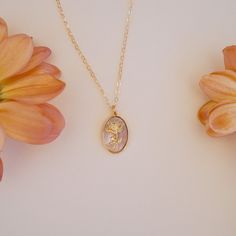 Introducing the November Birth Flower Necklace, a stunning and meaningful addition to our Birth Flower Necklace Collection! This elegant necklace features the delicate Chrysanthemum, the birth flower for November, symbolizing loyalty and friendship. Let the Chrysanthemum inspire you to strengthen your bonds of friendship and loyalty with the people who matter most to you! Whether you're treating yourself or looking for the perfect gift for a loved one, the November Birth Flower Necklace is the p Elegant Birth Flower Initial Pendant Necklace, Elegant Birth Flower Necklace As Gift For Her, Feminine Flower Pendant Necklace As Gift For Her, Feminine Flower Charm Pendant Necklace, Feminine Necklace With Flower Pendant As Gift For Her, Feminine Flower Pendant Necklace With Charm, Feminine Necklace With Flower Pendant For Her, Feminine Flower Pendant Necklace Gift For Her, Delicate Flower Charm Necklace As Gift For Mom