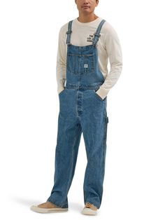 PRICES MAY VARY. ICONIC STYLE. The Lee Men's Workwear Bib Overalls offer a modern interpretation of the iconic style with an updated design and details. LEGENDARY DETAILS. On-trend yet timeless, it features a relaxed fit with roomy pockets for storing essentials, and a details that reflect our workwear heritage. FUNCTIONAL DESIGN. Whether you want to take your streetwear look to a whole new level or you're ready to get your hands dirty on the job, these bibs are just what you need. DURABLE FABRI Men's Workwear, Safety Clothing, Mens Workwear, Bib Overalls, Work Safety, Iconic Style, Dungarees, Functional Design, Bibs