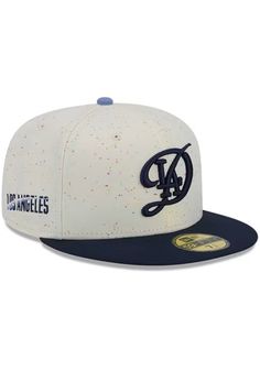 Main image for New Era Los Angeles Dodgers Mens Blue City Connect Fan Pack 59FIFTY Fitted Hat. White Fitted Hat For Sports Events With Embroidered Logo, White Fitted Hat With Embroidered Logo For Sports Events, White Fitted Hat With Embroidered Logo For Sports, Blue Sports Fitted Hat With Logo Patch, Team-colored Fitted Hat With Embroidered Logo For Baseball Season, Blue Baseball Cap With Embroidered Logo For Baseball Season, Blue Fitted Hat With Logo Patch For Sports, Blue Fitted Hat With Embroidered Logo For Fan Gear, Blue Fitted Hat With Embroidered Logo For Fans