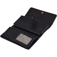 Truth is, sometimes you just need a heavy duty wallet. With immense storage space, countless compartments and numerous card slots, our double snap checkbook wallet fits your needs. The double snap feature makes sure as this wallet fills up, it can still be closed securely. Measurements: 7½" (L) x 4½" (H) Eleven credit card slots Front snap closure design Dedicated I.D. display Zippered interior compartment Checkbook sleeve Rear exterior zippered pocket Gold colored zippers for a quality feel Vegetable tanned pebbled Medallion leather Features our signature Mapa Mundi lining Solid brass hardware Rectangular Wallets With Snap Closure, Rectangular Wallets With Snap Closure For Daily Use, Bifold Wallets With Card Slots For Organization, Bifold Wallets With Interior Card Slots, Bifold Wallet With Card Slots, Envelope Wallets With Rfid Blocking For Daily Use, Envelope Wallet With Rfid Blocking For Everyday Use, Trifold Wallets With Cell Phone Pocket For Daily Use, Trifold Wallet With Cell Phone Pocket For Daily Use