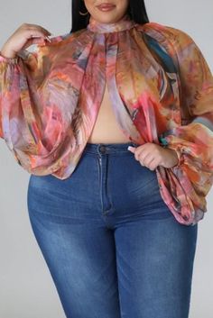 Colour Casual Print Patchwork Turtleneck Plus Size Tops Multicolor Sheer Tops For Party, Multicolor Sheer Top For Party, Multicolor Sheer Party Tops, Chic Multicolor Chiffon Blouse, Multicolor Long Sleeve Chiffon Blouse, Multicolor Chiffon Long Sleeve Blouse, Flowy Multicolor Party Tops, Chiffon Fashion, Tops Online