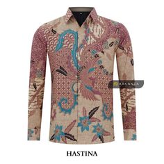 a shirt with an image of birds on it and the words hasina written in blue