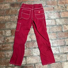 Unique Red Dickies Painter Pants, Cloth Straps On The Side, Nwot Dickies Painter Pants, Dickies Cargo Pants, Dickie Work Pants, Khaki Pants Women, Teal Pants, Painter Pants, Junior Pants, Painters Pants, Dickies Women