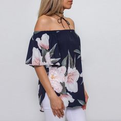 Off-shoulder Floral Print Summer Top, Off-shoulder Summer Blouse With Floral Print, Summer Off-shoulder Floral Print Blouse, Printed Off-shoulder Summer Tops, Summer Off-shoulder Floral Blouse, Summer Off-shoulder Printed Top, Spring Off-shoulder Printed Blouse, Off-shoulder Printed Blouse For Vacation, Casual Multicolor Off-shoulder Tops