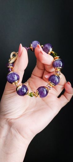 Amethyst украшения, Лечебные украшения, Серьги из драгоценных камней, Ювелирные изделия ручной работы, Подарок тещи, Подарок на день рождения, Подарок для жены, Подарок для Матери, Подарок для нее, Подарок ювелирные изделия, Ожерелье для подарка Элегантный, стильный браслет из красивых натуральных аметистовых бусин и компонентов из 24-каратного золота. Идеальный подарок для нее, подарок для жены, подарок для подруги, подарок для сестры, подарок для женщин. Украшения из аметиста, Ювелирные изделия из драгоценных камней, Браслет ручной работы, Подарок на день рождения, Подарок для жены, Подарок для Матери, Подарок для нее, Подарочные украшения, Amethyst Gemstone Beaded Bracelets For Gift, Amethyst Gemstone Beaded Bracelets As Gift, Gift Amethyst Gemstone Beaded Bracelets, Amethyst Gemstone Beaded Bracelet Gift, Amethyst Gemstone Beads Bracelets As Gift, Round Crystal Bead Bracelet As Gift, Crystal Bracelet With Round Beads As Gift, Amethyst Gemstone Beads Bracelet For Gifts, Amethyst Gemstone Beads Bracelet As Gift