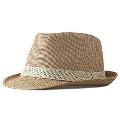 PRICES MAY VARY. >Pull-on closure >The mens&womens straw fedora hats are made of high quality straw natural material,and designed with soft cotton lining.Breathable,soft,comfortable,lightweight,short brim,classic&fashion,western style,sun protection >Color:Black,Khaki.Size:hat circumference 58cm/22.8in.The straw sun hat with with adjustable leather belt fits most men,women,girls and boys >The straw fedora hat can match well with your different styles of summer suits.Suitable for most occasions,b Panama Hat Style, Sun Hats For Men, Panama Hat Men, Straw Panama Hat, Mens Sun Hats, Straw Fedora Hat, Straw Cowboy Hat, Trilby Hat, Straw Sun Hat