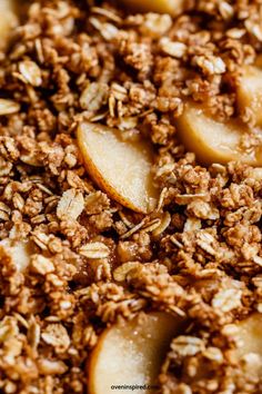 an image of granola with apples and nuts