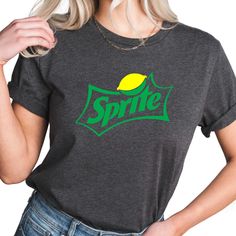 Sprite Addiction Shirt, Unisex Crewneck Shirt for Sprite Lover, Soda Lover Shirt, Sprite Logo Shirt, Gift for Sprite Soda Lover, A1018 Premium custom shirts are made-to-order with commercial scale equipment to ensure the highest apparel & design quality.  Swipe listing images to see more design options, color choices and details. Print is for the front ONLY but there is an option to print on back. Custom text can be added to the back of apparel for an additional fee. Contact us for details. MATE Sprite Logo, Sprite Soda, Logo Shirt, More Design, Crew Neck Shirt, Apparel Design, Shirt Price, Color Choices, Custom Shirts