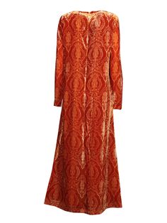 This La Double J long dress in devorÃ© fabric stands out with its elegant design and vibrant orange hue. Perfect for formal events, it features a flowing silhouette that gracefully drapes over the body.Composition: 80% Viscose, 20% Polyamide Festive Gala Maxi Dress, Formal Floor-length Fall Gown, Formal Fall Floor-length Gown, Orange Silk Dress For Formal Occasions, Fall Gala Maxi Length Gown, Maxi Length Fall Gala Gown, Maxi Length Gown For Fall Gala, Formal Orange Silk Dress, Maxi Length Gown For Gala In Fall