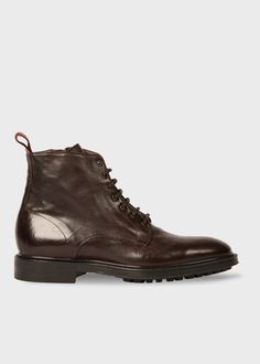 Men's Dark Brown Leather 'Sparrow' Boots Paul Smith Shoes, Almond Toe Boots, Mens Brown Boots, Chelsea Boots Mens, Chelsea Boots Men, Black Chelsea Boots, Leather Chelsea Boots, Brown Ankle Boots, Brown Leather Boots