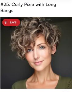 Short Layered Curly Hair, Curly Pixie Hairstyles, Grey Curly Hair, Short Hair Images, Wavy Bob Hairstyles