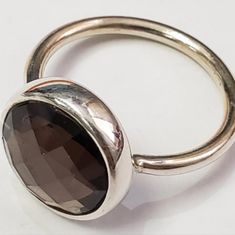 Silver Smokey Quartz Ring Size 6.5 Resizable 5 Gm Lot 647 12292019 Smokey Quartz Ring, 5 Rings, Quartz Ring, Smokey Quartz, Womens Jewelry Rings, Ring Size, Women Jewelry, Size 6, Ring