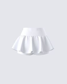 There's nothing like a cute and cozy look that can be worn to any occasion 🤍 This closet essential, made with built-in shorts and a fit and flare style, is crafted from crepe fabric for a look that serves functionality at its finest 🙌 Sporty Flowy Tennis Skirt With Built-in Shorts, Swim Skirt With Built-in Shorts And Flowy Fit, Fitted Flared Tennis Skirt With Built-in Shorts, Flowy Swim Skirt With Built-in Shorts, Fitted High-waisted Tennis Skirt With Built-in Shorts, Flowy Short Tennis Skirt With Built-in Shorts, Tennis Skirt With Built-in Shorts And Flowy Short Length, Elegant Stretch Skort For Day Out, Short Stretch Tennis Skirt With Wide Waistband