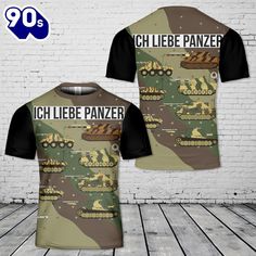 Ich Liebe Panzer (German. I love tanks) T-Shirt 3D – Veteran 3D Shirt The 3D Shirt is a fashion statement that goes beyond the ordinary. Using advanced printing technology, it brings designs to life with depth and vividness. Crafted from high-quality materials, it offers comfort and durability. The three-dimensional graphics create a captivating effect that’s perfect for casual wear or making a bold statement. Whether you’re expressing your fandom or showcasing your unique taste, the 3D Sh Us Navy Seabees, Navy Seabees, Accessories Making, 3d Shirt, Hoodie Size Chart, 3d T Shirts, Pet Lovers, Ugly Sweater, Design Style