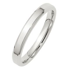 Ring Style: Bands, Wedding BandsStone: No StoneMetal Color: WhiteMetal: Sterling SilverBand Width: 3mmCare: Wipe CleanAssembled in the US from Imported Materials Wedding Band Silver Women, 25 Anniversary, Cheap Wedding Rings, Silver Wedding Band, Rings Bands, Sterling Silver Wedding Band, Silver Wedding Bands, Silver Flats, Ring Style