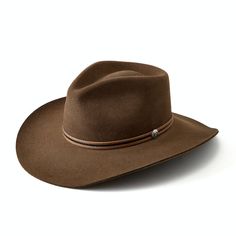 Stetson The Rawlins Cowboy Hat - Exclusive - Oak | Western Hats | Huckberry Stetson Cowboy Hats Men, Gus Cowboy Hat, Stetson Hats Mens, Outback Hat Men, Ranch Clothes, Dangerous Men, Bourne Identity, Stetson Cowboy Hats, Arte Cowboy