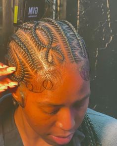 Anime Kitsune, Cornrows Natural Hair, Braided Hairstyles For Black Women Cornrows, Feed In Braids Hairstyles, Goddess Braids Hairstyles, Quick Natural Hair Styles, Fox Mask, Cute Braided Hairstyles, Fashion Oversized